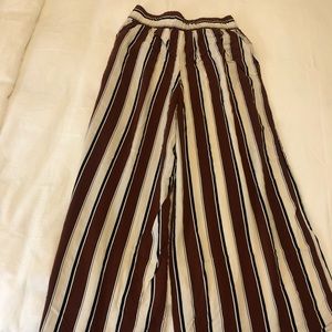 H&M Striped Flare Pants